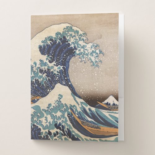 The Great Wave off Kanagawa Pocket Folder