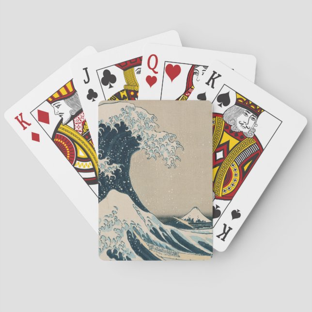 The Great Wave off Kanagawa Poker Cards (Back)