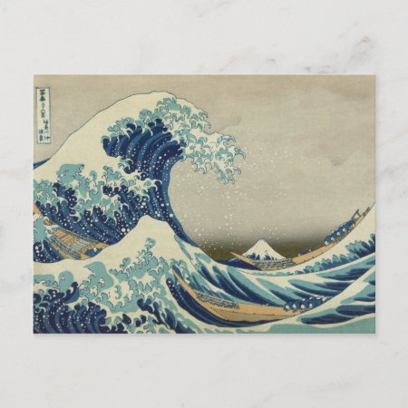 The Great Wave Off Kanagawa Postcard