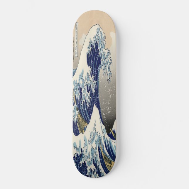 The Great Wave off Kanagawa Skateboard (Front)