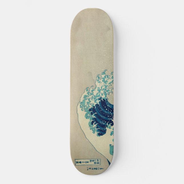 The Great Wave off Kanagawa Skateboard (Front)