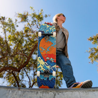 The Great Wave Off Kanagawa Skateboard Deck