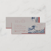 The Great Wave off Kanagawa Skinny Business Card (Front/Back)