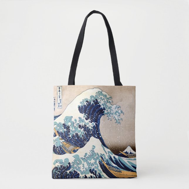 The Great Wave off Kanagawa Tote Bag (Front)