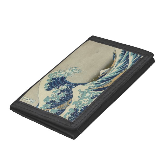 The Great Wave off Kanagawa Trifold Wallet (Bottom)