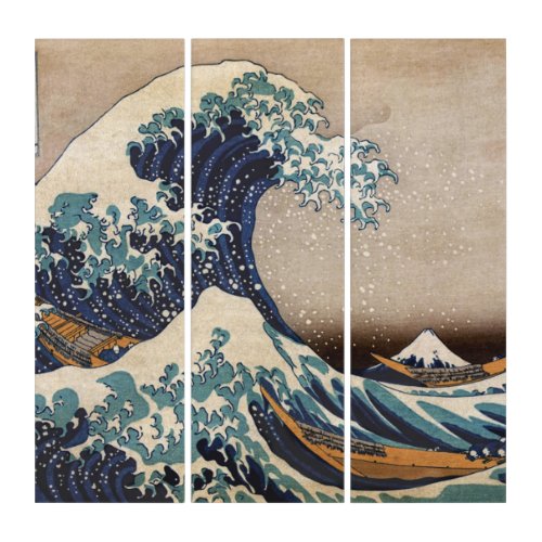 The Great Wave off Kanagawa Triptych