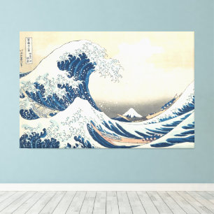 The Great Wave off Kanagawa Ukiyo-e Japanese Art Canvas Print