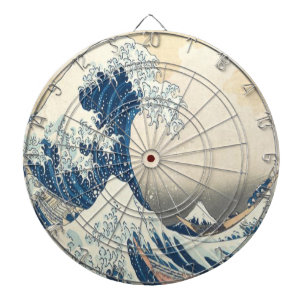 The Great Wave off Kanagawa Ukiyo-e Japanese Dart Board