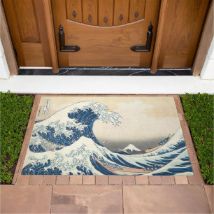 The Great Wave off Kanagawa Ukiyo-e Japanese Doormat