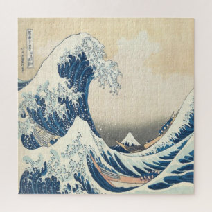 The Great Wave off Kanagawa Ukiyo-e Japanese Jigsaw Puzzle