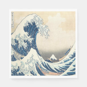 The Great Wave off Kanagawa Ukiyo-e Japanese Napkins