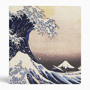 The Great Wave Off Kanagawa Vintage Japanese Art Binder
