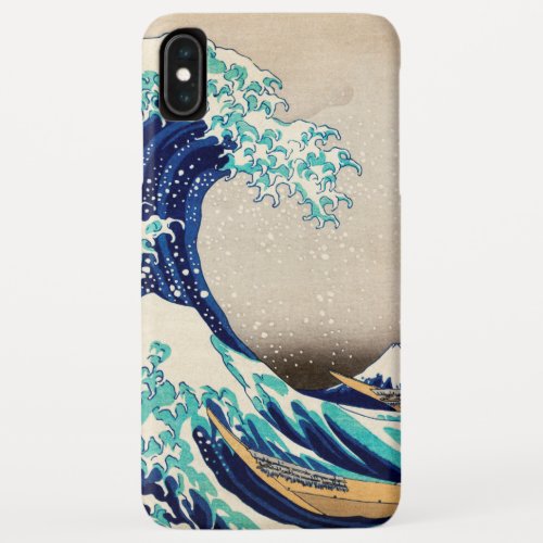 The Great Wave off Kanagawa Vintage Japanese Art iPhone XS Max Case