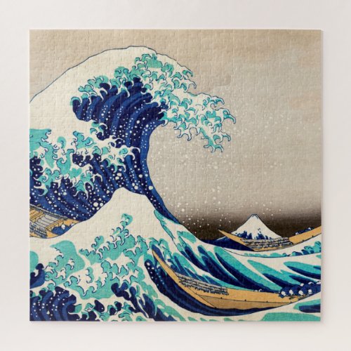 The Great Wave off Kanagawa Vintage Japanese Art Jigsaw Puzzle