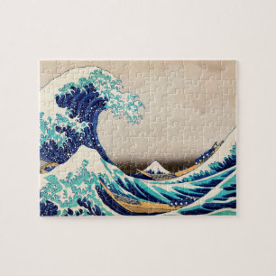 The Great Wave off Kanagawa Vintage Japanese Art Jigsaw Puzzle