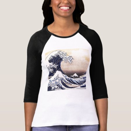 The Great Wave Off Kanagawa Vintage Japanese Art T-shirt