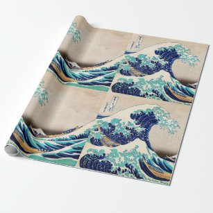 Japanese Paper Art Wrapping Paper Set, Zazzle