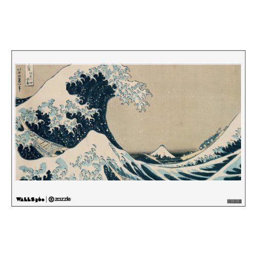 The Great Wave off Kanagawa Wall Decal