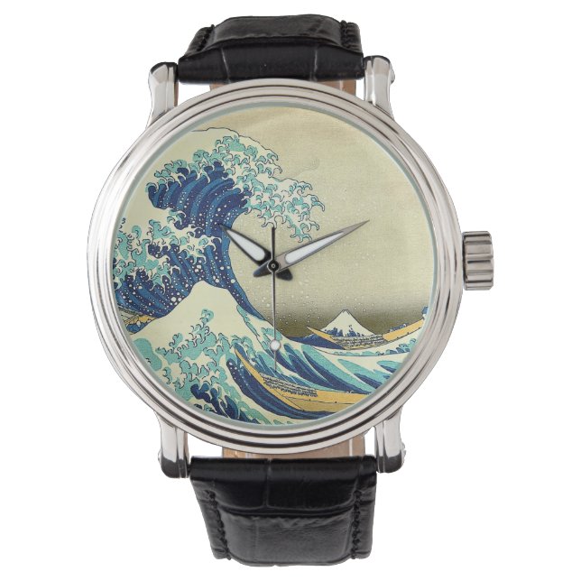 "The Great Wave off Kanagawa" Watch (Front)