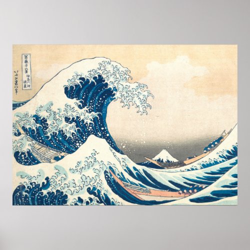 The Great Wave Off of Kanagawa Poster