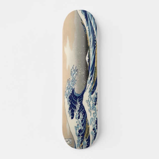 The Great Wave Skateboard Deck (Front)