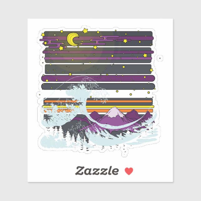 The Great Wave Sticker (Sheet)