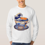 The Great Wave Tea Cup T-Shirt