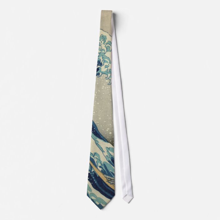 The Great Wave Tie | Zazzle.com