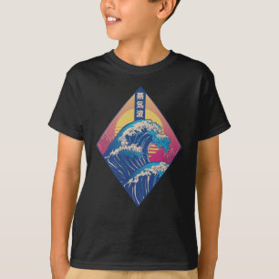 The Great Wave Vaporwave T-Shirt