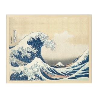 The Great Wave  -  Vintage Japanese  art