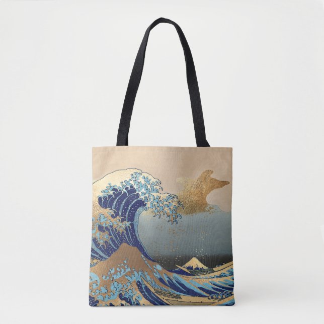 The Great Waves at Kanagawa Tote Bag (Front)