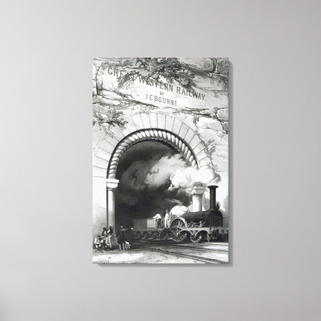 The Great Western Railway, 1846 Canvas Print (Front)