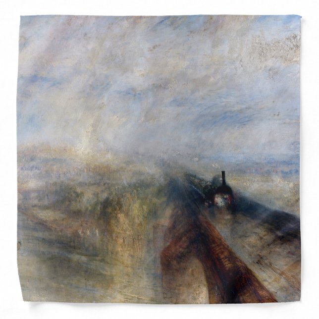 The Great Western Railway, William Turner, 1844 Bandana (Front)