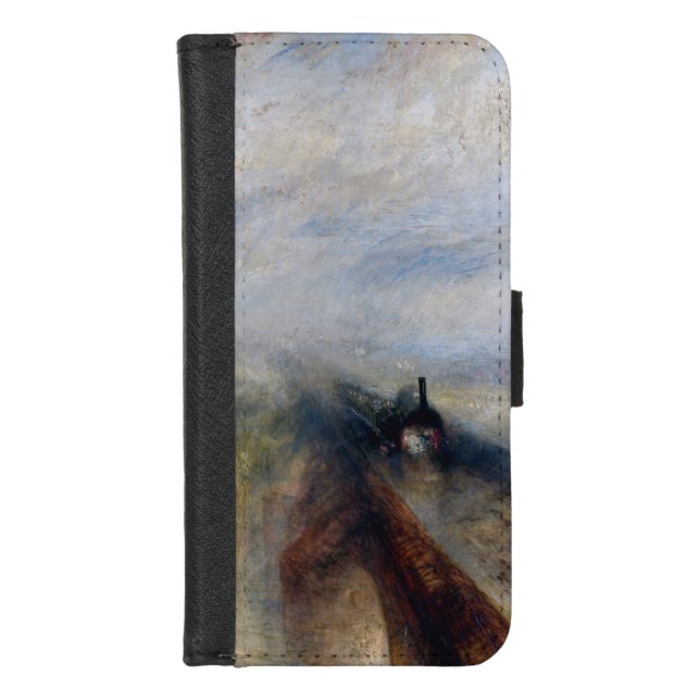 The Great Western Railway, William Turner, 1844 iPhone Wallet Case (Front)