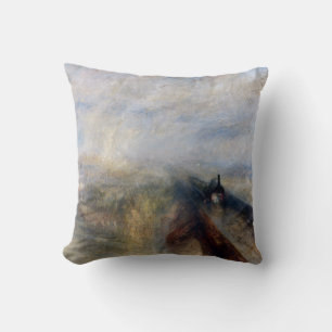 The Great Western Railway, William Turner, 1844 Throw Pillow