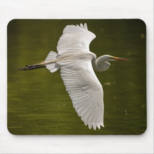 The Great White Glide Mouse Pad