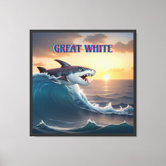 The Great White Shark Canvas Print