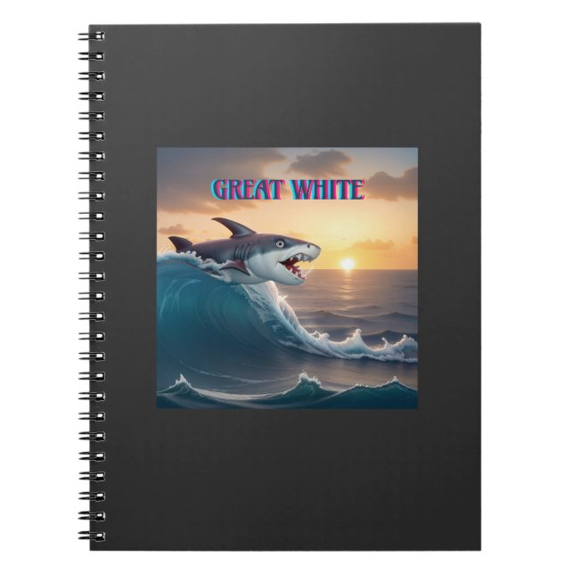 The Great White Shark Notebook (Front)