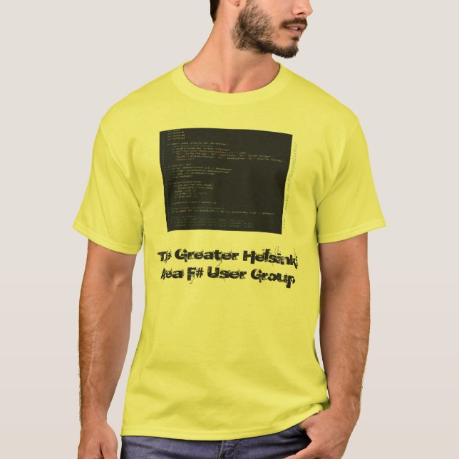 The Greater Helsinki Area F# User Group -T-shirt T-Shirt (Front)