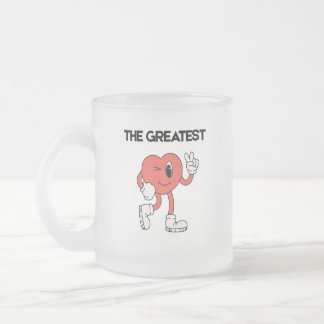 The Greatest Coffee Mug- Frosted Glass Mug