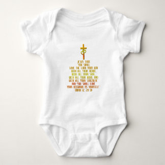 The Greatest Commandment Baby Bodysuit