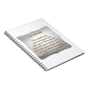 The Greatest Commandment Notebook