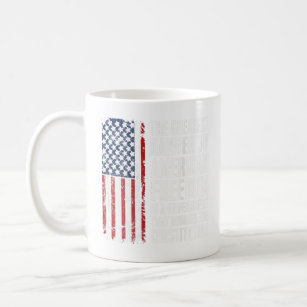 The Greatest Danger To American Freedom - USA Flag Coffee Mug