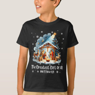 The Greatest Gift For All Christmas Nativity Jesus T-Shirt