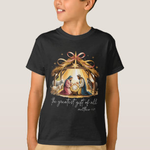 The Greatest Gift Of All Christmas Jesus Christian T-Shirt