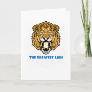 The Greatest Lion Card