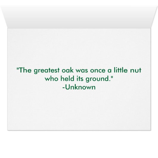 The Greatest Oak (Inside Horizontal (Bottom))