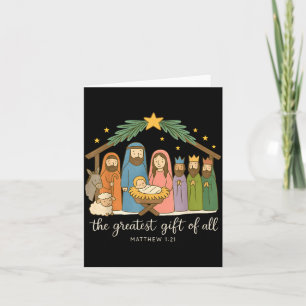 The Greatest Of All Nativity Jesus Christian Chris Card