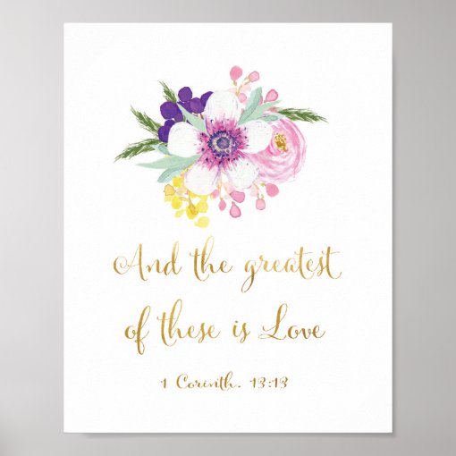 The greatest of these is Love - Art Print | Zazzle