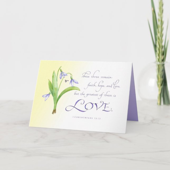 The Greatest of These is Love Card (Front)